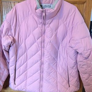 Columbia Light Pink Quilted Jacket